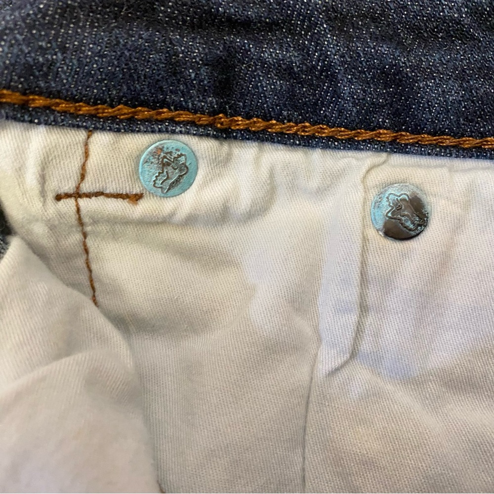 FOX RACING Y2K Denim Jean Shorts Size 3 Waist 26 - Picture 8 of 12